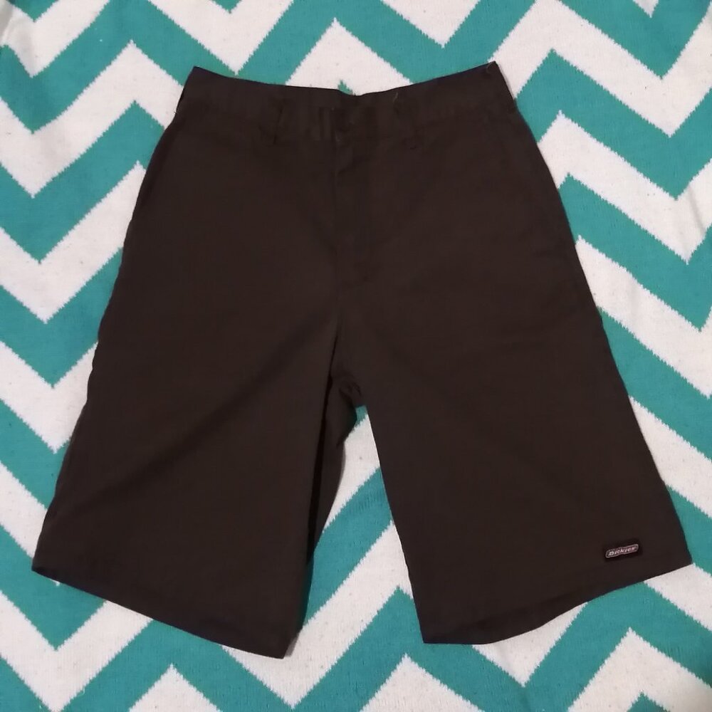 Dickies Flat Front Work Shorts, Brown